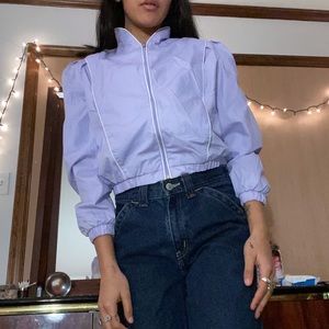 Vintage lilac windbreaker fitted